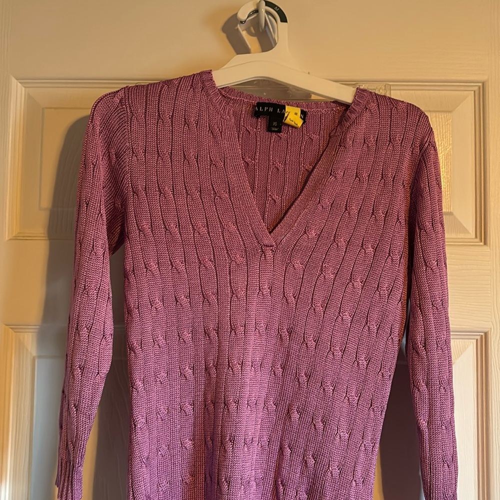 Ralph Lauren purple long sleeve